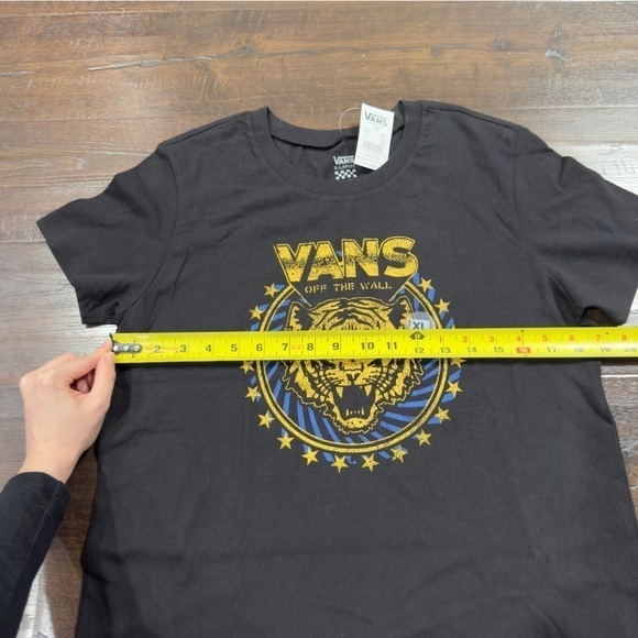 Vans Blaster Cat Black Short Sleeve Tee Size X-Large Women - Picture 7 of 8